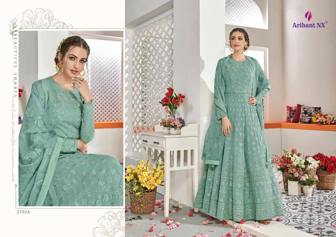 Rehanna Vol-5 Arihant Nx Georgette Anarkali Suits Rehanna Vol-5 Arihant Nx Georgette Anarkali Suits